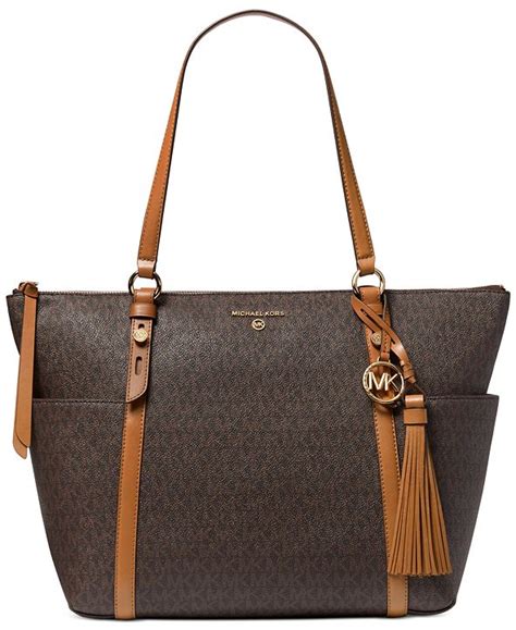 michael kors nomad large logo top-zip tote bag|Michael Kors Nomad Large Multi Function Top Zip Tote.